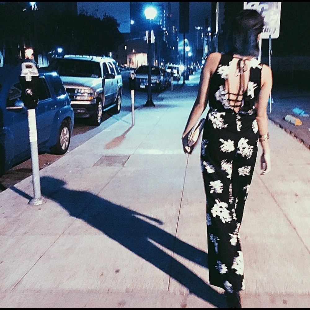 BB DAKOTA FLORAL JUMPSUIT